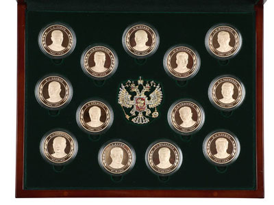 *Набор медалей «История в лицах. Россия XX-XXI век»